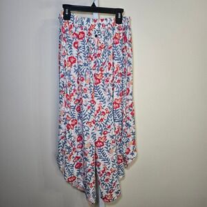 Billabong Women's Floral Print Palazzo Pants‎ Size S Wide Leg Flowy Boho